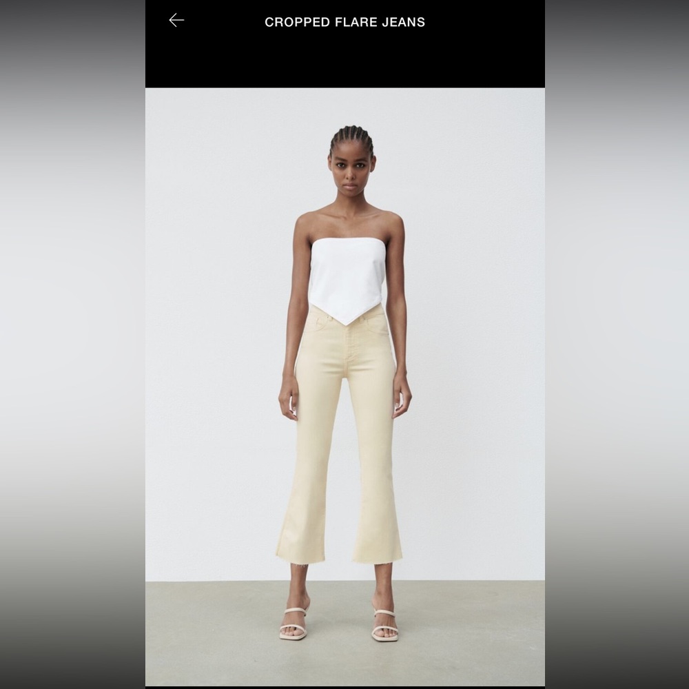 ZARA Flare Jeans. 100% New. US 4